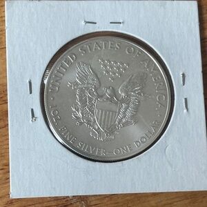 2016 Silver American Eagle Coin BU brilliant uncirculated.